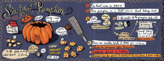 Yummy Stuffed Pumpkin Appetizer Recipe!