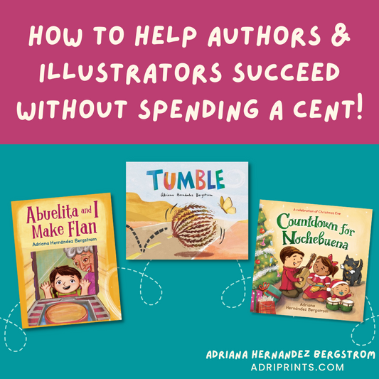 How to Help Your Author and Illustrator Friends (for FREE!)