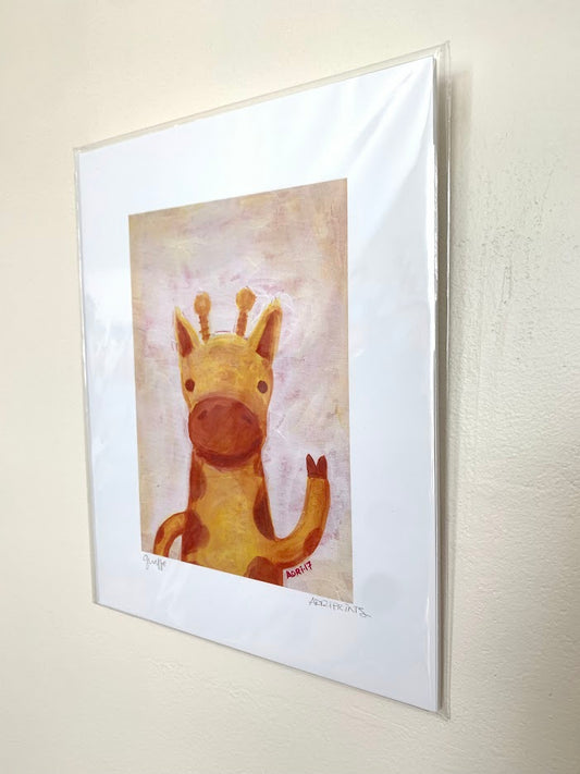 PRINT - Giraffe print featuring art by Adriana Bergstrom (Adriprints)