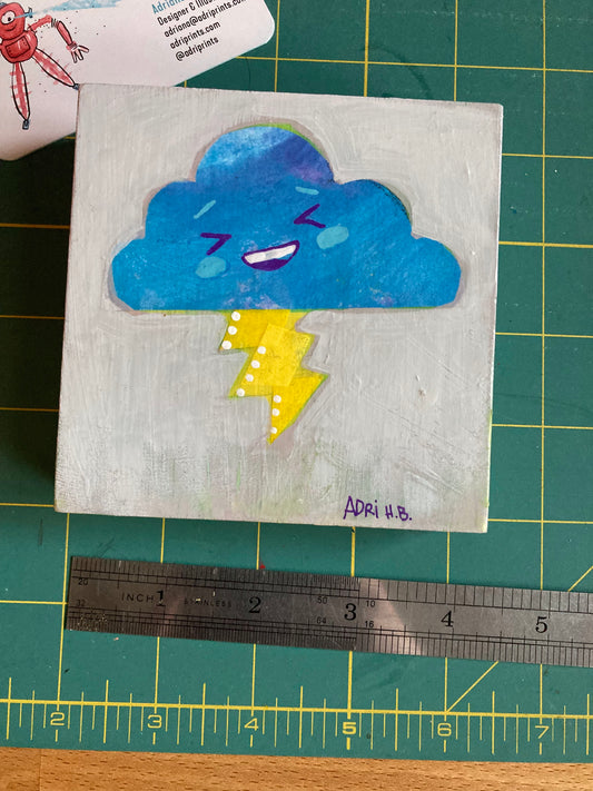 MINI Lightning Glee Cloud painting