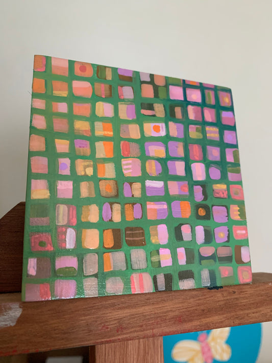 MINI - Geo Dots 4"/10cm painting