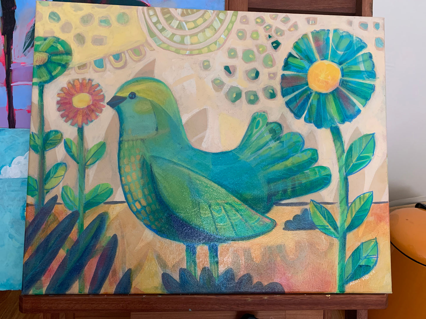 ART - Meadow Birds 2 of 3 (original)