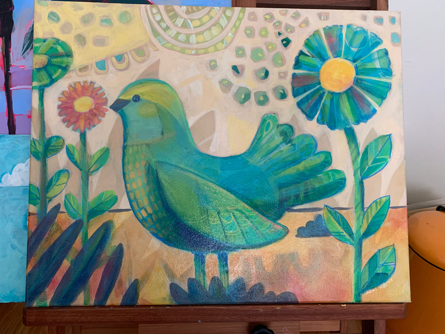 ART - Meadow Birds 2 of 3 (original)