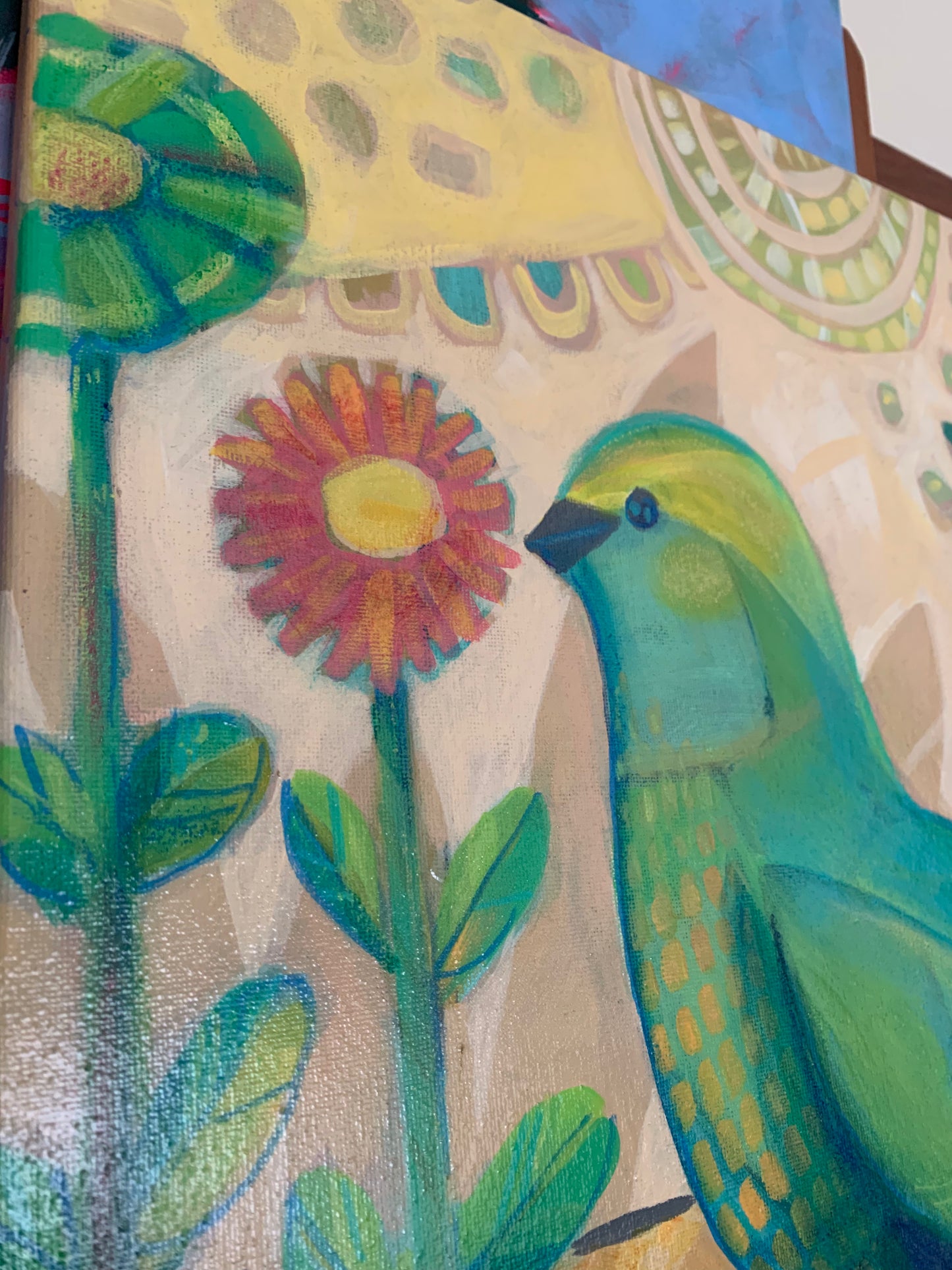 ART - Meadow Birds 2 of 3 (original)