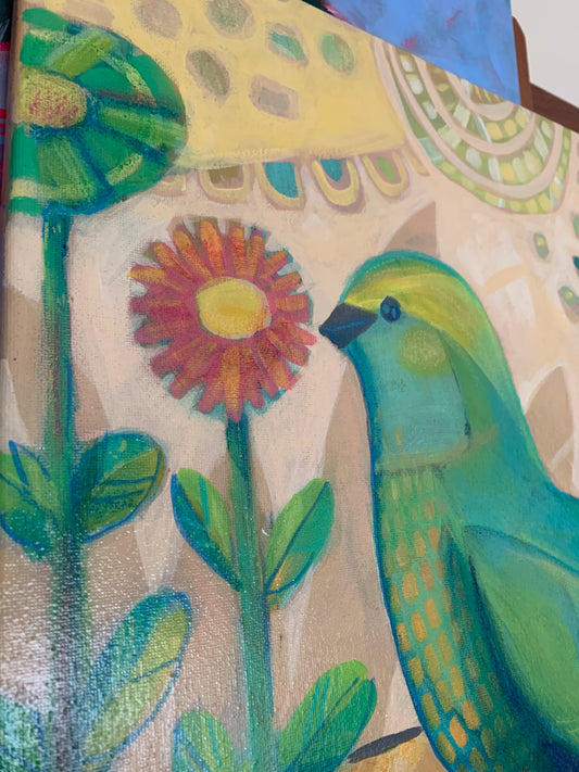 ART - Meadow Birds 2 of 3 (original)