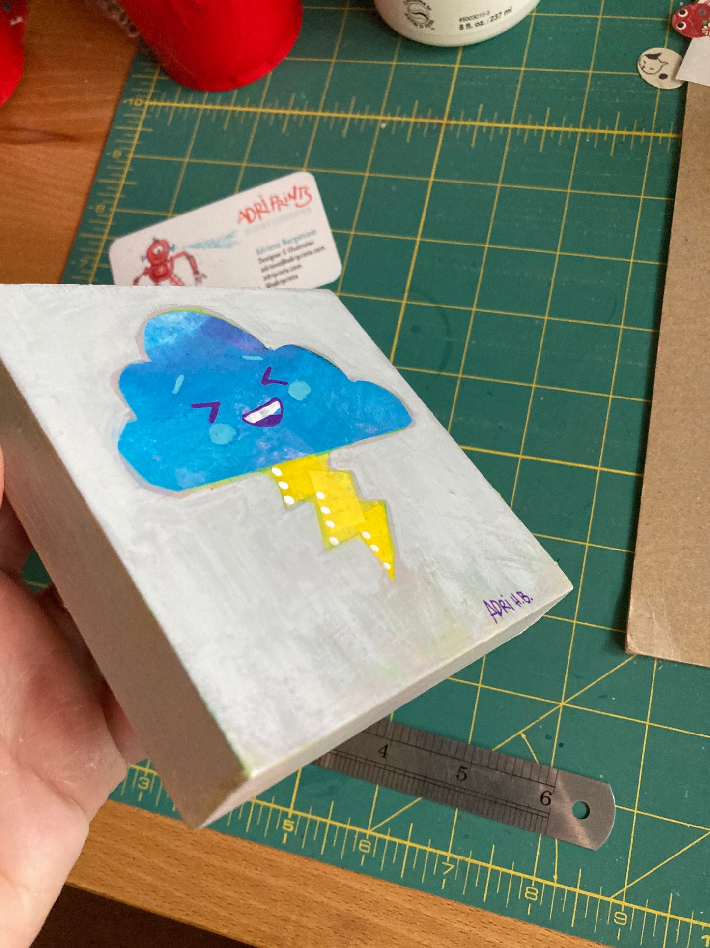 MINI Lightning Glee Cloud painting