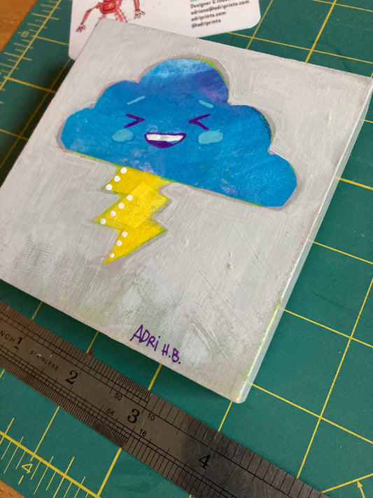 MINI Lightning Glee Cloud painting