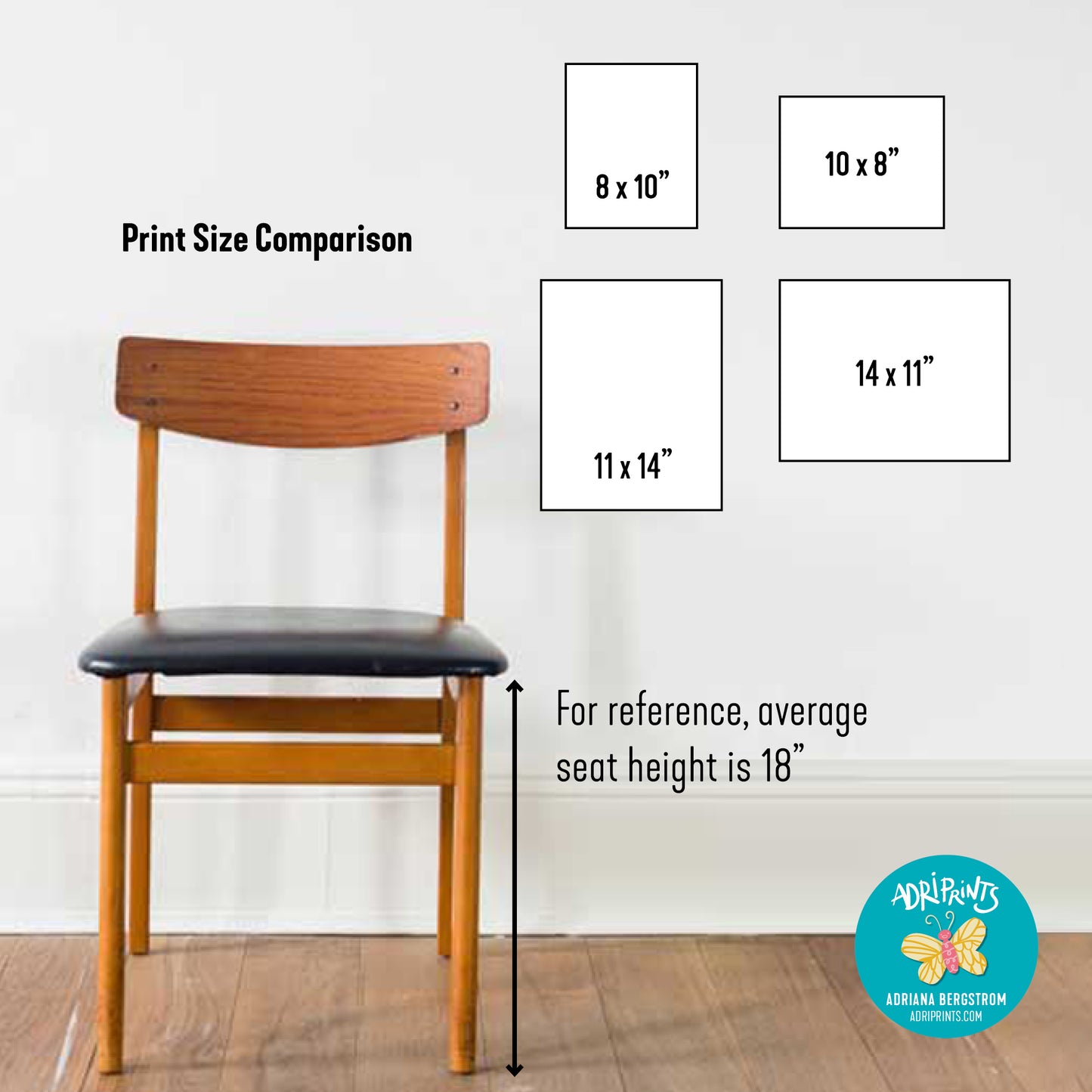 PRINT - Alligator Says Hello print featuring art by Adriana Bergstrom (Adriprints)