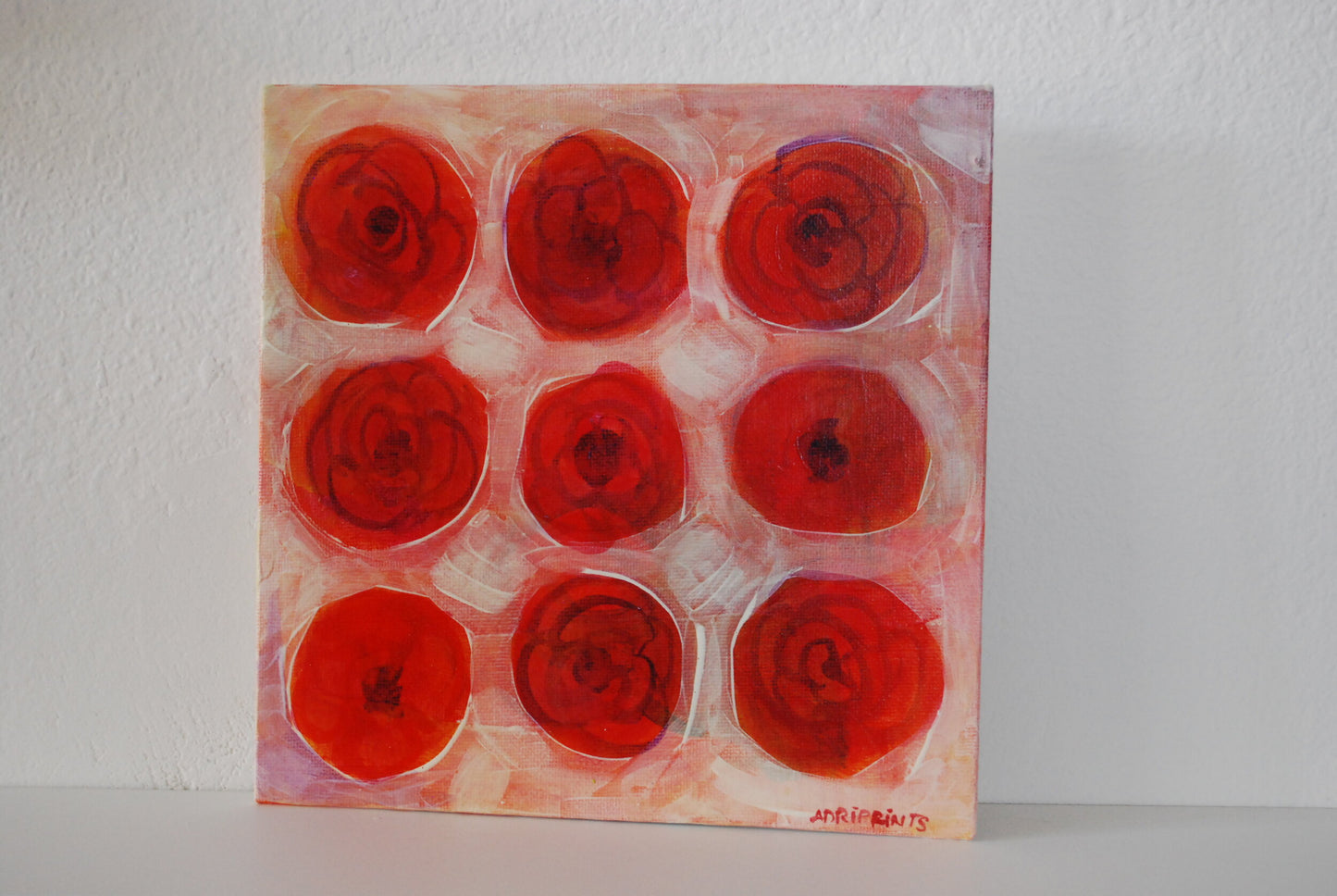 Poppies and Roses (original)