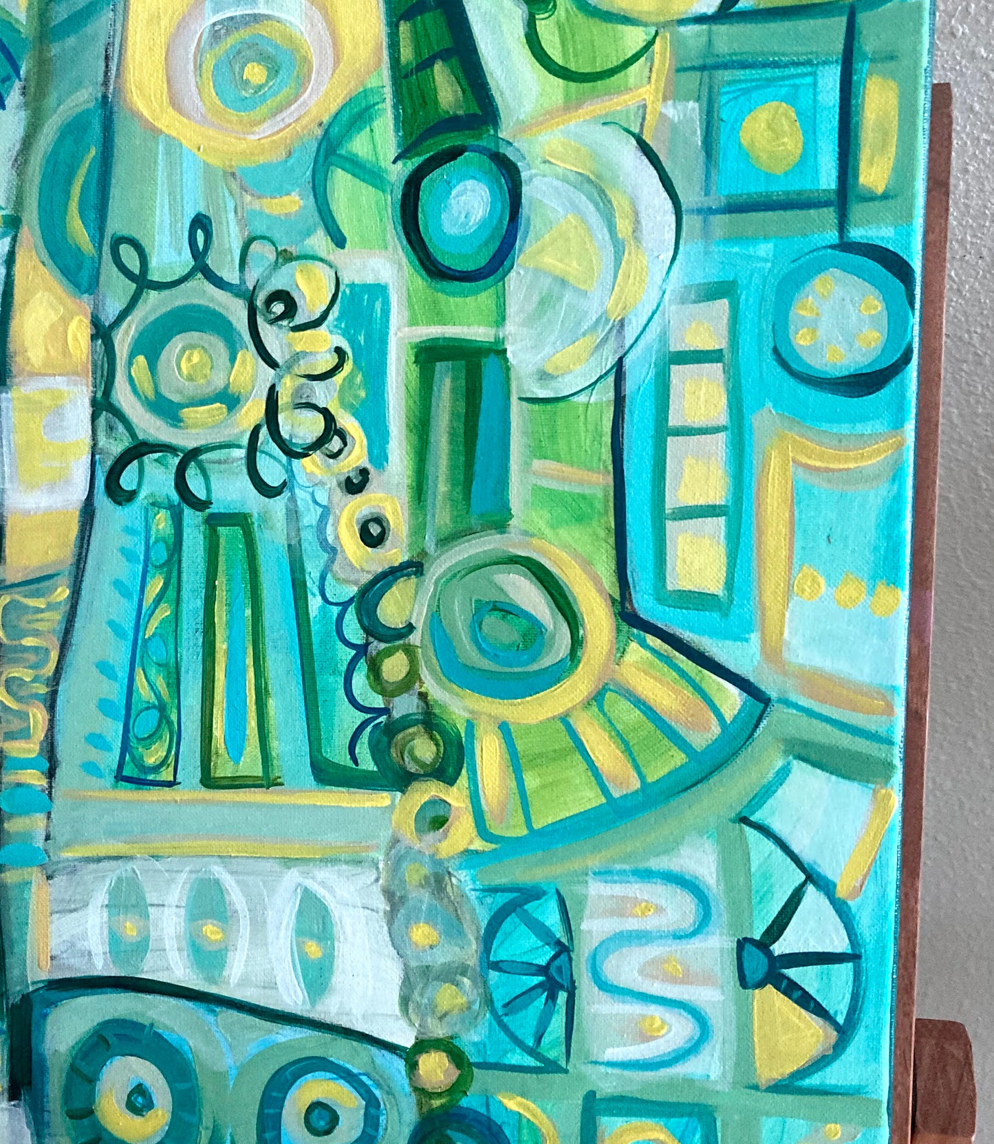 ART - Abstract in Teals (original)