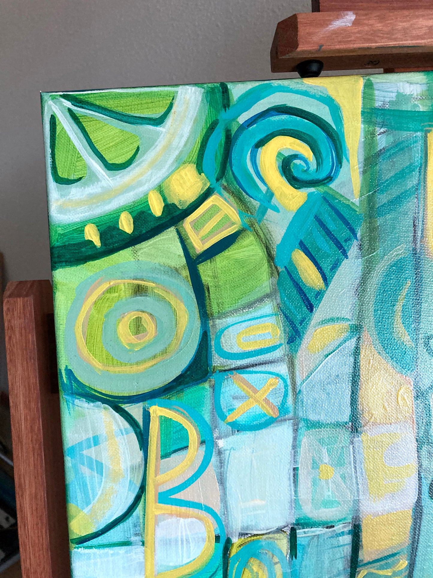 ART - Abstract in Teals (original)