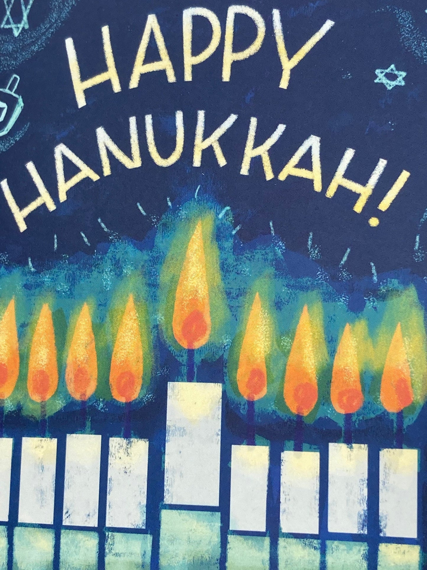 Bright and Cheerful Hanukkah Cards, eco-friendly greetings, 10 card set, art by Adriana Bergstrom