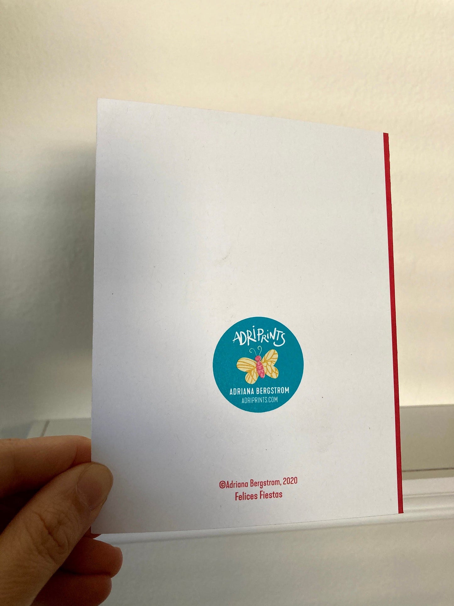 Tropical Christmas Tree, eco-friendly greetings, boxed 10 pack card set, art by Adriana Bergstrom