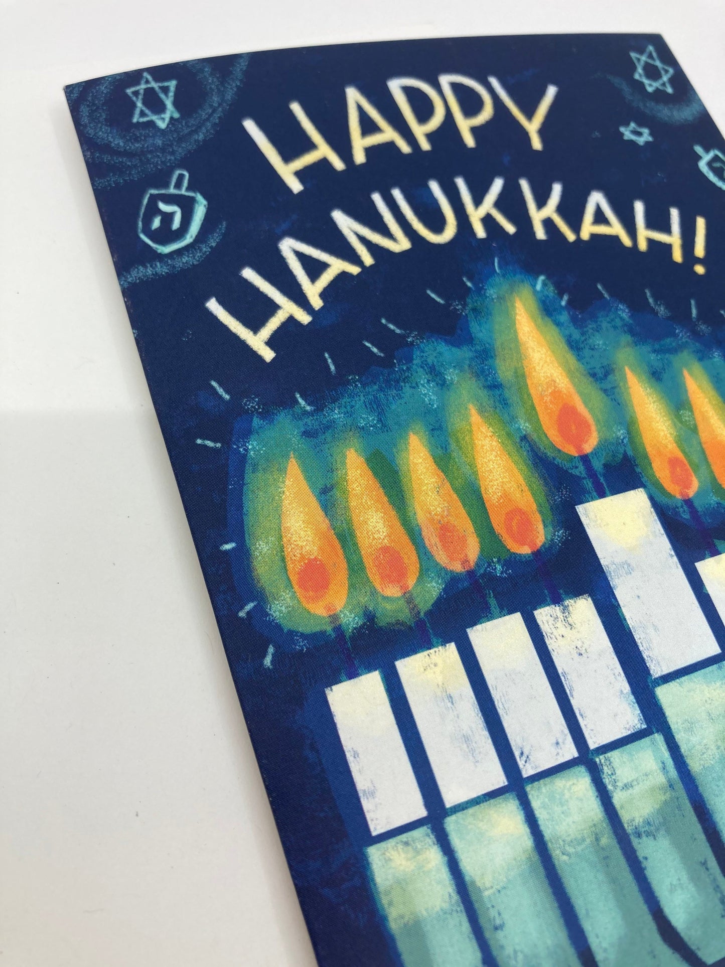 Bright and Cheerful Hanukkah Cards, eco-friendly greetings, 10 card set, art by Adriana Bergstrom