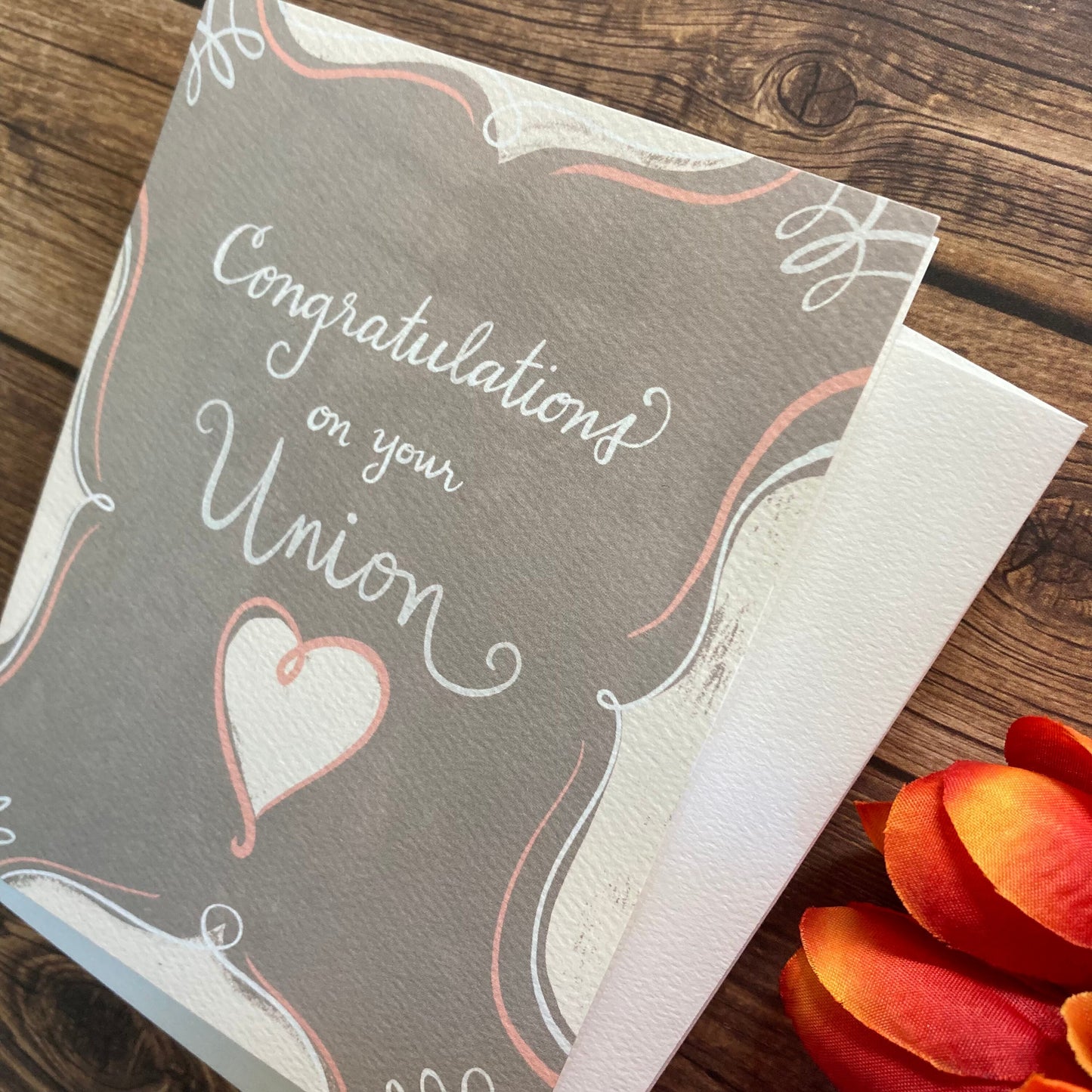 WEDDING - Your Union - Congratulations, Wedding Unity, Eco-Friendly Notecards by Adriana Bergstrom (Adriprints)