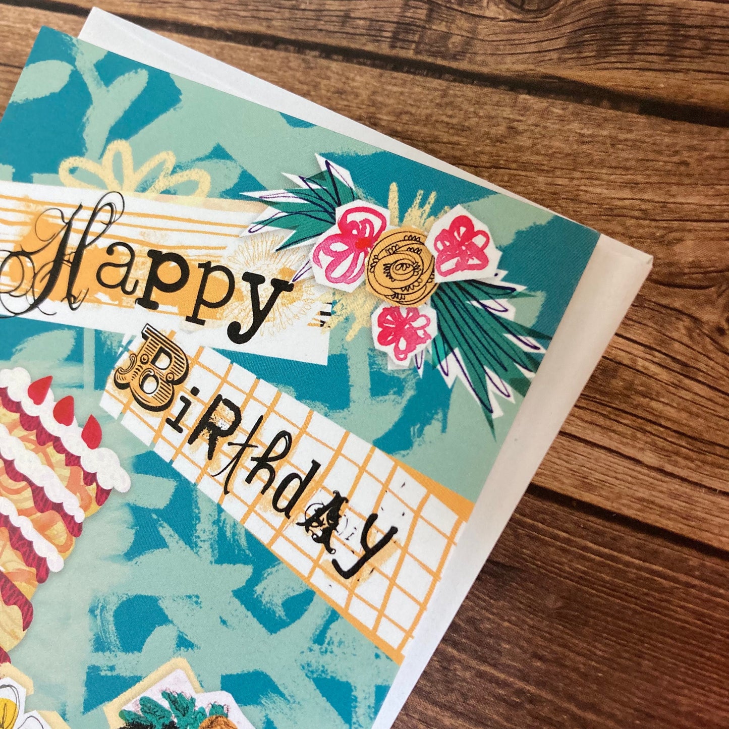 BIRTHDAY - Fabulous Lady birthday card - featuring collage art by Adriana Bergstrom