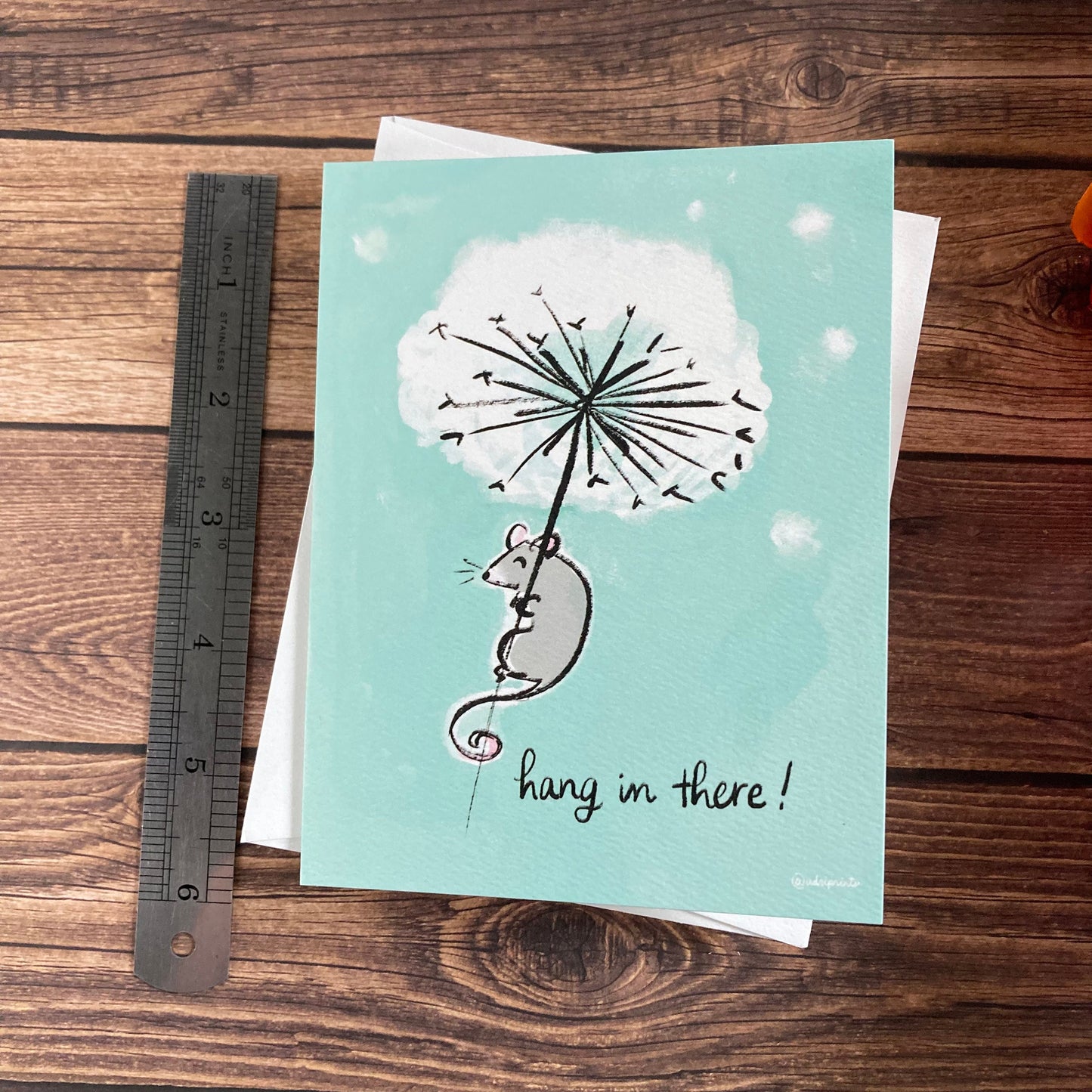 EVERYDAY - Hang in There - Hopeful, supportive card featuring Art by Adriana Bergstrom