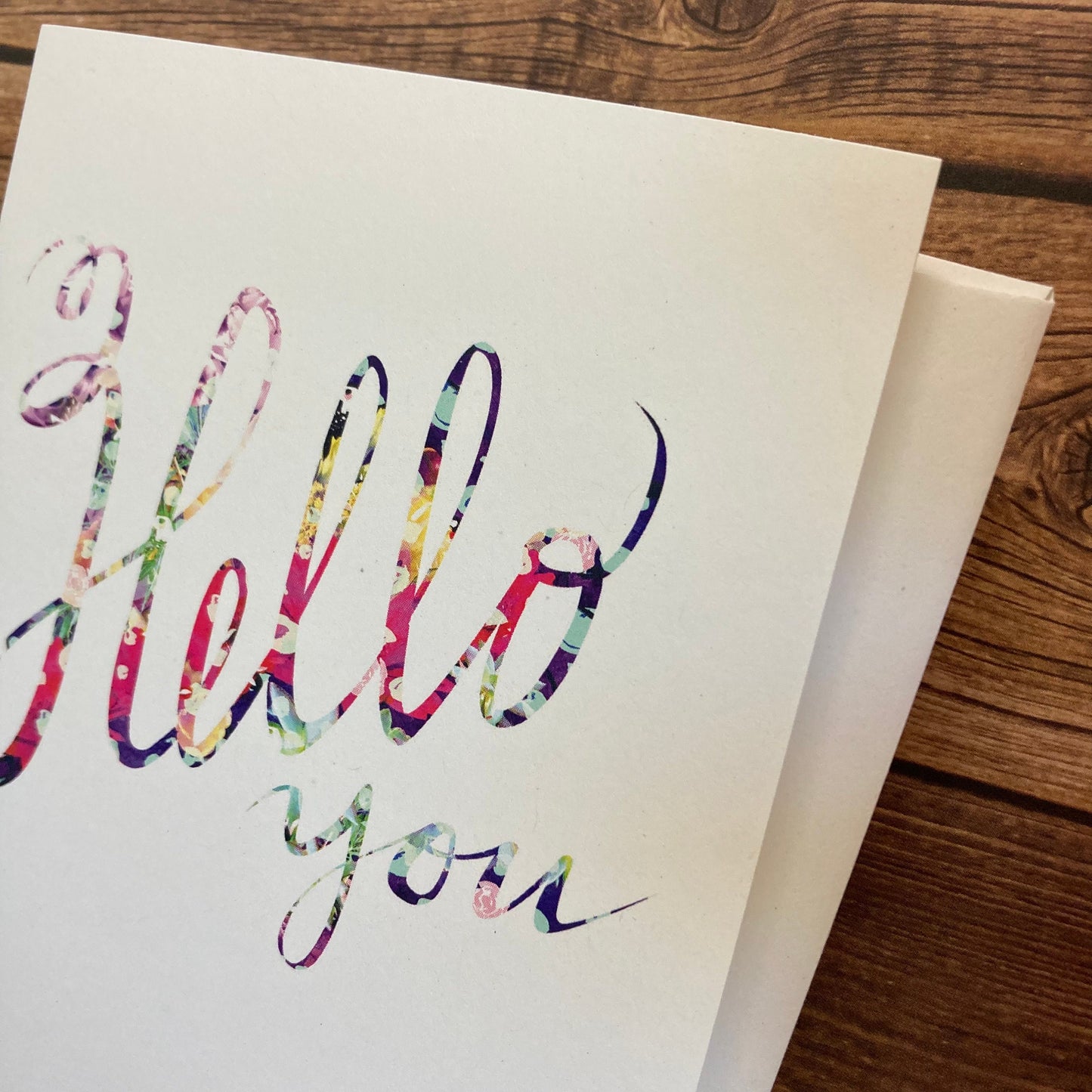 EVERYDAY - Hello You - Notecard featuring Lettering by Adriana Bergstrom