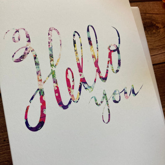 EVERYDAY - Hello You - Notecard featuring Lettering by Adriana Bergstrom