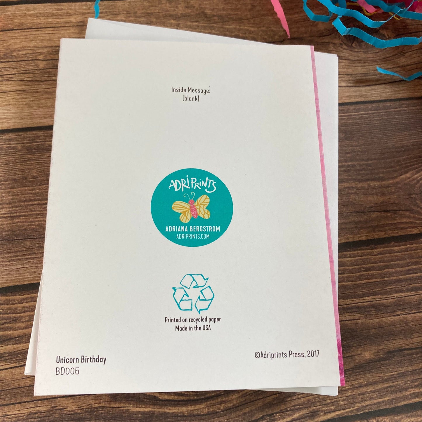 BIRTHDAY - Unicorn Fancy Happy Birthday card - featuring art by Adriana Bergstrom