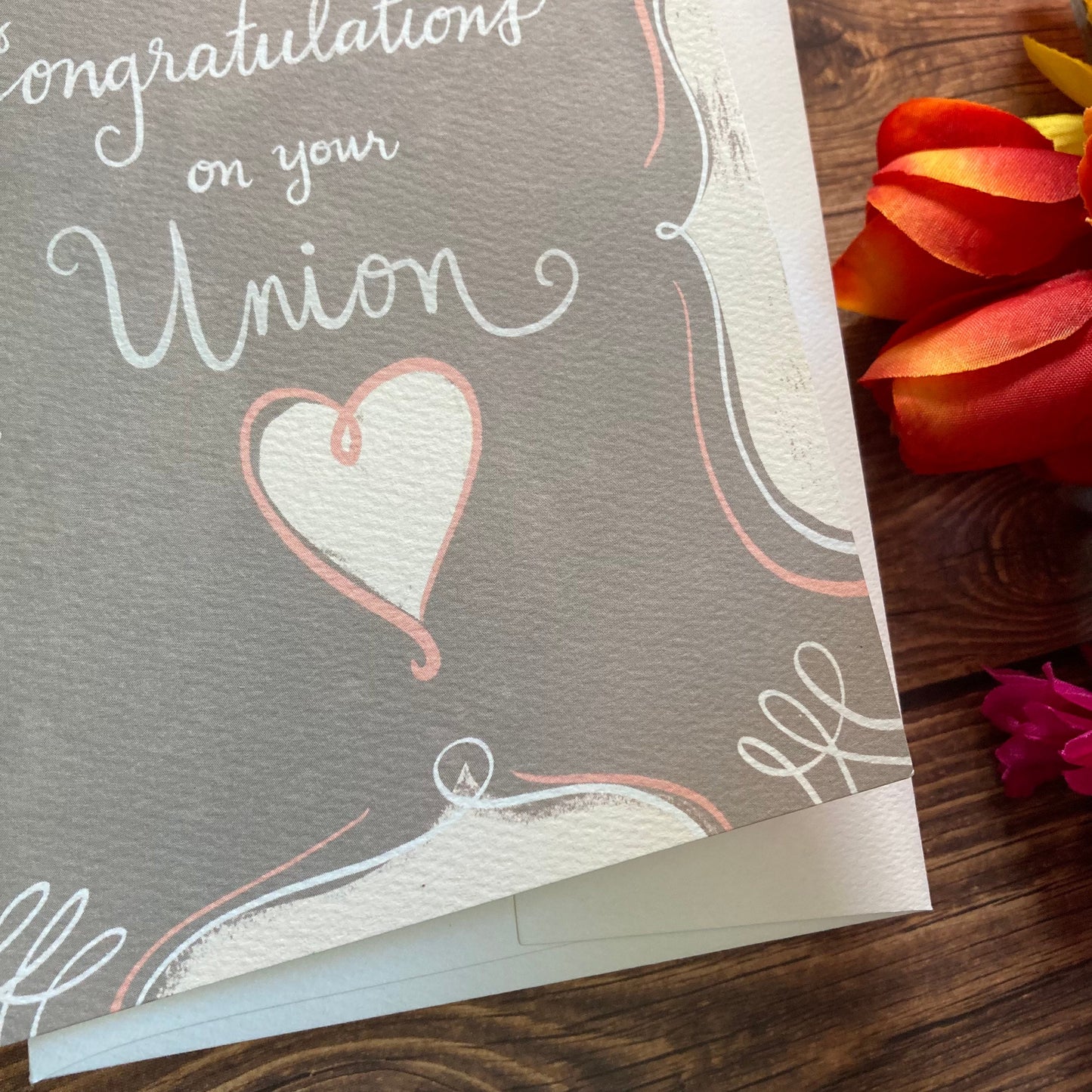 WEDDING - Your Union - Congratulations, Wedding Unity, Eco-Friendly Notecards by Adriana Bergstrom (Adriprints)