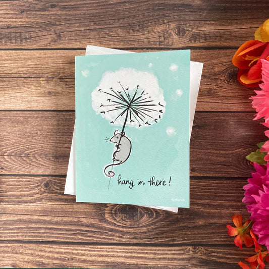 EVERYDAY - Hang in There - Hopeful, supportive card featuring Art by Adriana Bergstrom