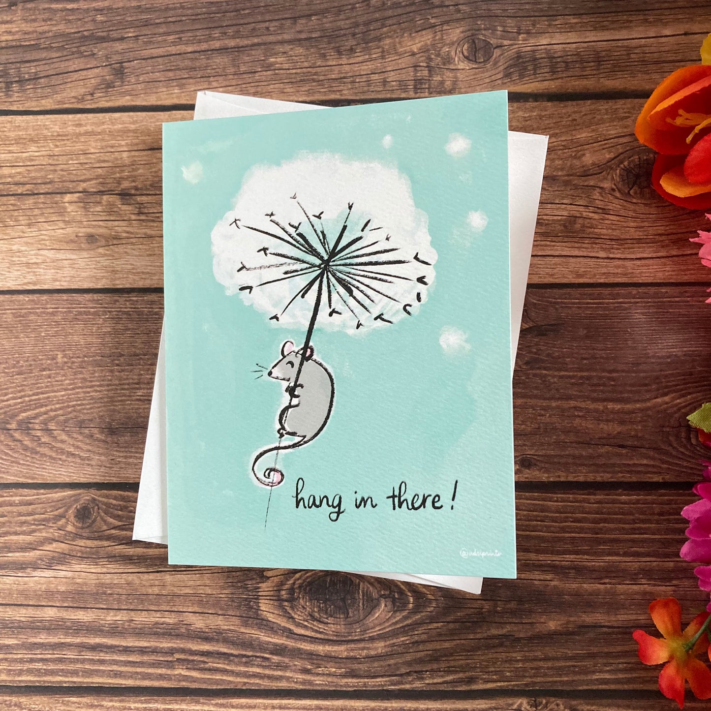 EVERYDAY - Hang in There - Hopeful, supportive card featuring Art by Adriana Bergstrom