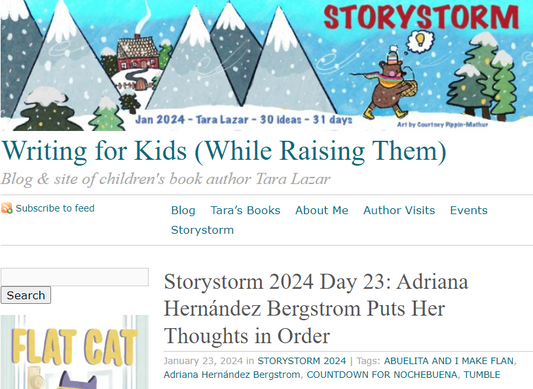 Storystorm 2024: Guest blogger!