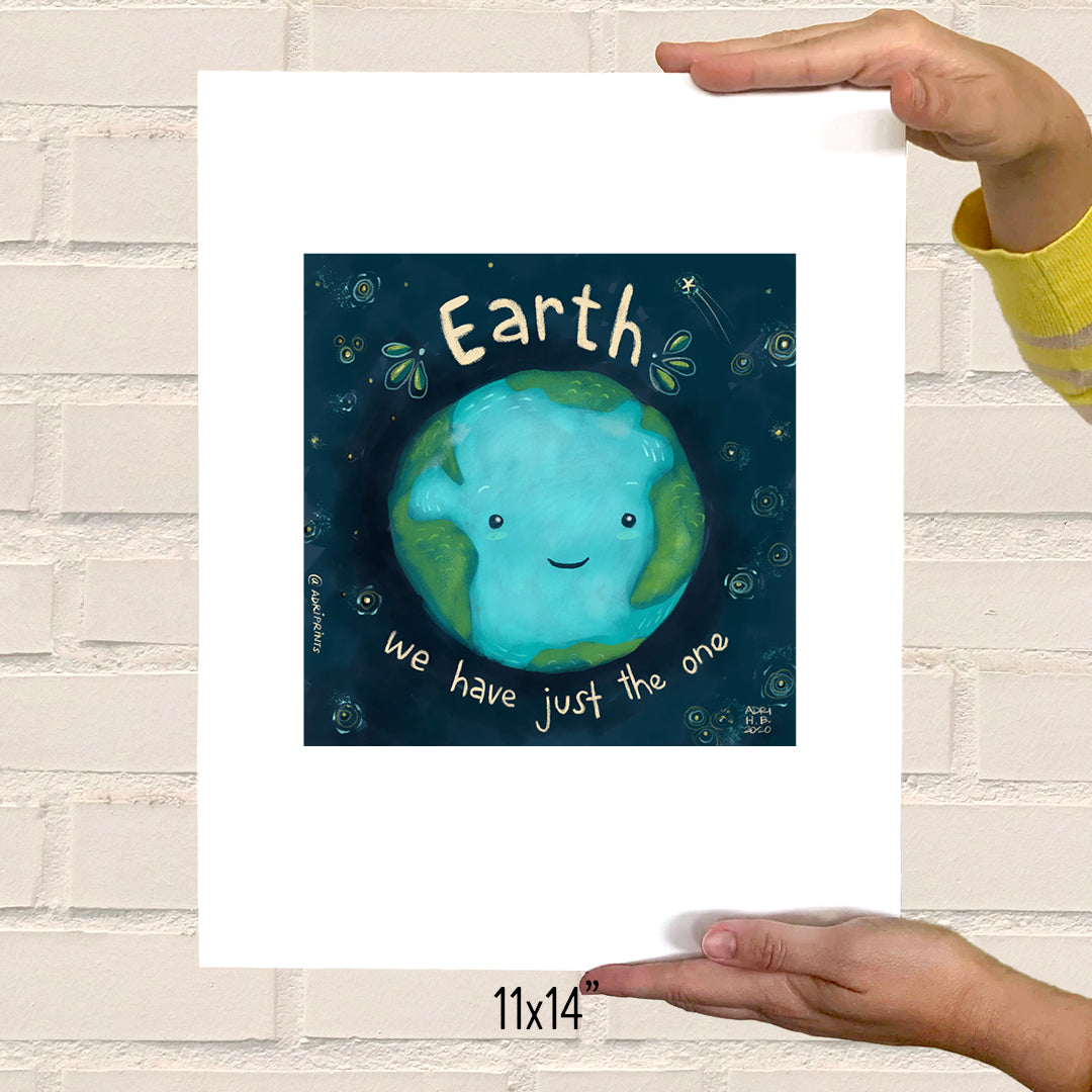 ART PRINT - Earth Just the One by Adriana Bergstrom