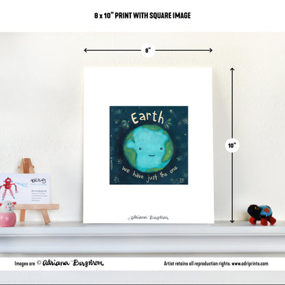 ART PRINT - Earth Just the One by Adriana Bergstrom