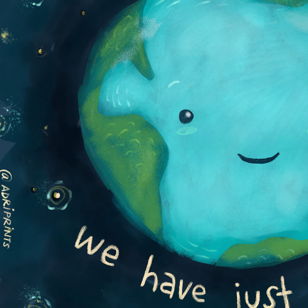 ART PRINT - Earth Just the One by Adriana Bergstrom