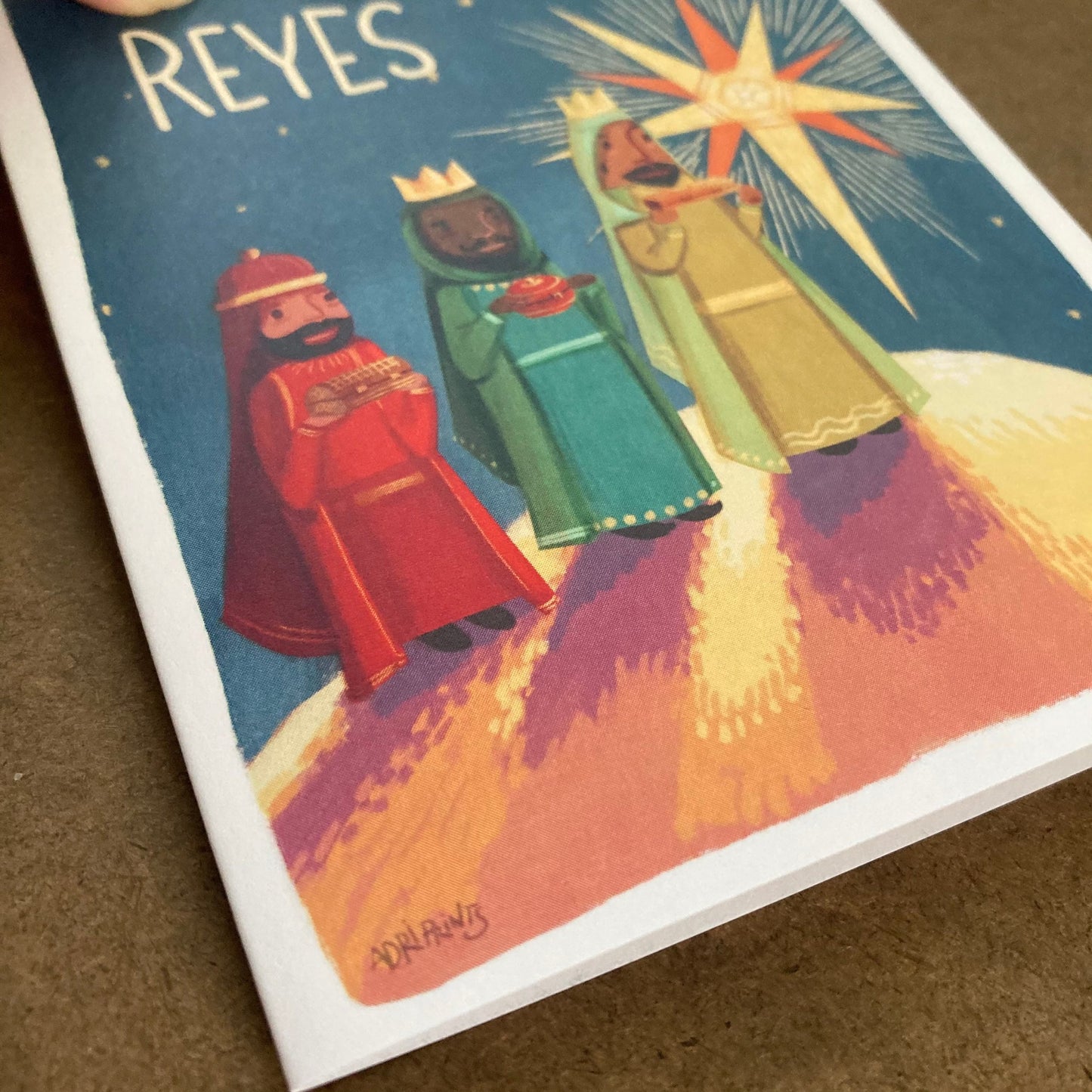 HOLIDAY - Reyes Magos eco-friendly greetings, boxed card set, art by Adriana Bergstrom