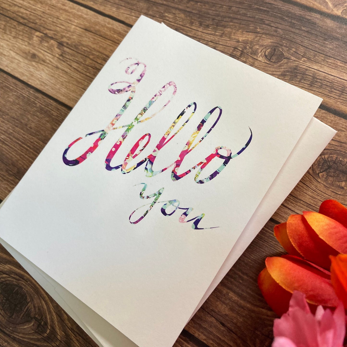 EVERYDAY - Hello You - Notecard featuring Lettering by Adriana Bergstrom