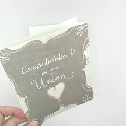 WEDDING - Your Union - Congratulations, Wedding Unity, Eco-Friendly Notecards by Adriana Bergstrom (Adriprints)